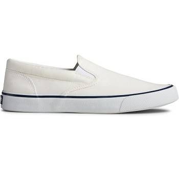 Sperry Striper Ii Biele - Panske Slip On